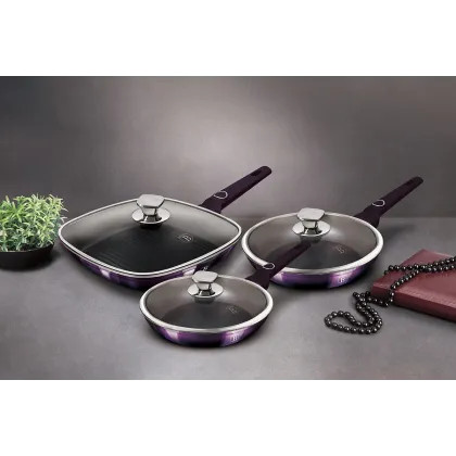 KEPTUVIŲ RINKINYS BERLINGER HAUS BH-7107 VIOLETINĖ