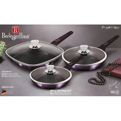 KEPTUVIŲ RINKINYS BERLINGER HAUS BH-7107 VIOLETINĖ