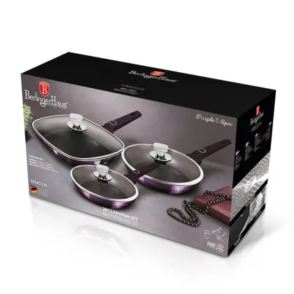 KEPTUVIŲ RINKINYS BERLINGER HAUS BH-7107 VIOLETINĖ