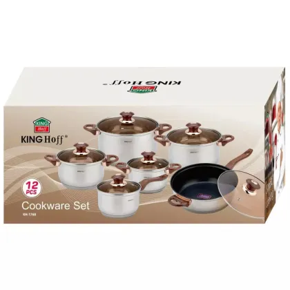 12 dalių puodų rinkinys KINGHOFF