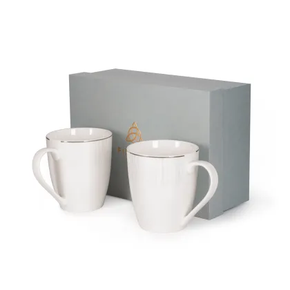 Porcelain mugs 360 ml / 2 pcs Nice