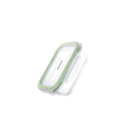 Talpykla su dangteliu 15x11x6 cm / 370 ml (borosilikatinis stiklas)