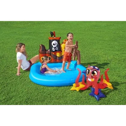Bestway 52211 PIRACY SHIP Peldošs baseins 140cm x 130cm x 104cm