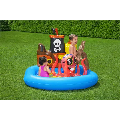 Bestway 52211 PIRACY SHIP Peldošs baseins 140cm x 130cm x 104cm