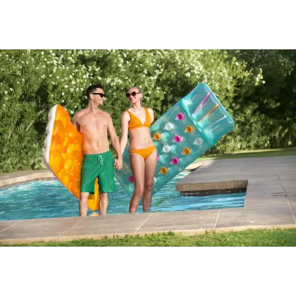 Bestway 43014 Dmuchany materac plażowy Pomarańczowy 1.88m x 71cm