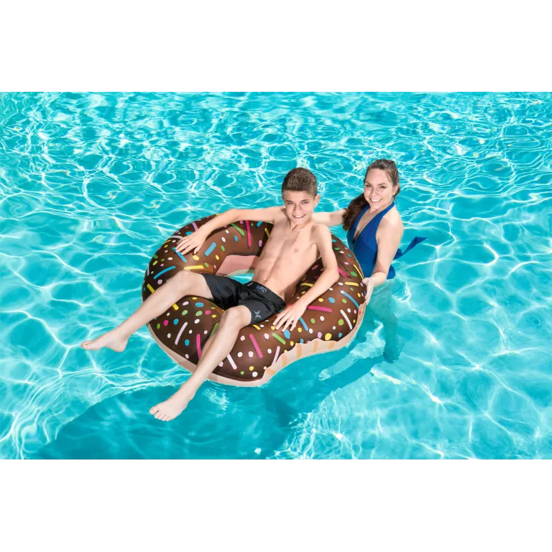 Bestway 36118 KÓŁKO DO PŁYWANIA DONUT 107cm BRĄZ