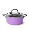 Puodai MINI CHEF 18x8 см / 1,8 л su dangčiu (aliuminis)