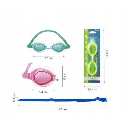 Bestway 21002 Aqua Burst Essential Okulary do pływania Zielone