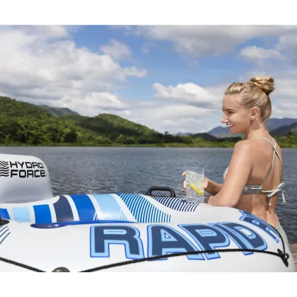 Bestway 43116 Koło do pływania z oparciem Hydro Force Rapid Rider Niebieskie 1.35m