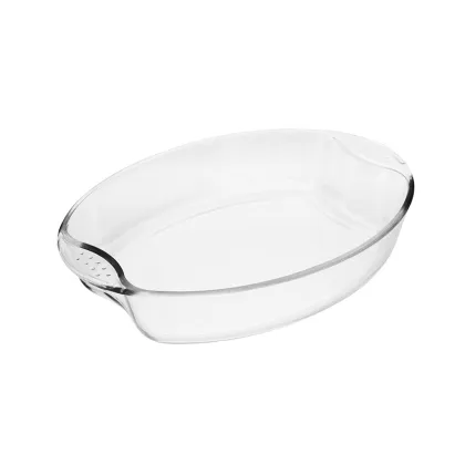 Kepimo indas 35x25x6,6cm / 2,9l ovalas (stiklas)