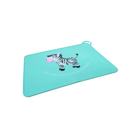 Serviravimo kilimėlis 42x30cm ant stalo Zebra (silikonas)