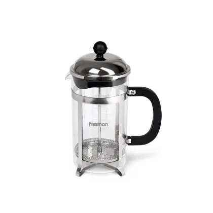 LATTE 600 ml arbatinukas su stūmokliu (stiklo kolba)