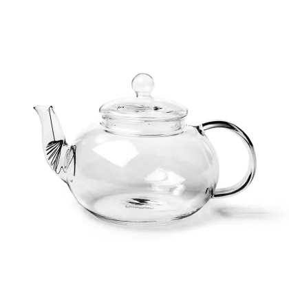 Arbatinukas 800ml su plieno filtru (stiklu)