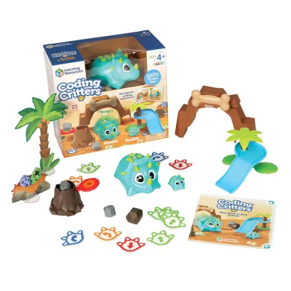 "Rumble & Bumble Learning Resources" kodavimo robotų rinkinys LER 3082 (dinozauras)
