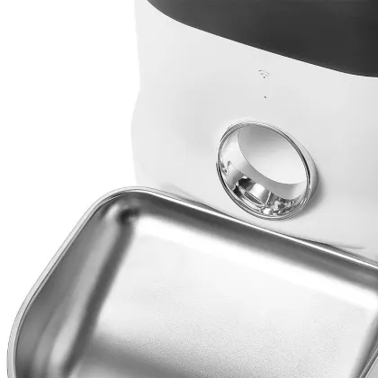 "Dogness" išmanusis maisto dozatorius su plastikiniu dubenėliu (baltas)
