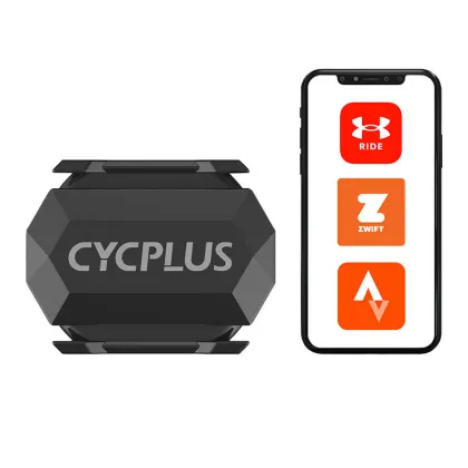 Cycplus C3 kadencijos ir greičio jutiklis - suderinamas su: Wahoo, Zwift, Endomondo, Mapmyride ir kt.