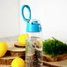 BUTELKA BIDON 650ml Z WKŁADEM NA OWOCE NIEBIESKA 124574-Z