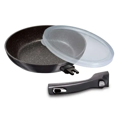 PATELNIA GRANITOWA 28cm BERLINGER HAUS BH-6913 CARBON PRO