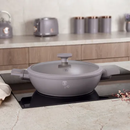 BERLINGER HAUS Lame TITAN pott kaanega 28cm BH-8098 TAUPE
