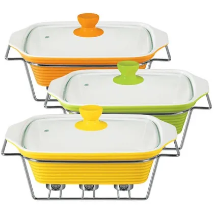 Stačiakampis marmitas su žvakėmis, 2,2 L