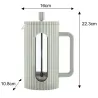 KAVOS / GARSTYČIŲ KREMAS 1000ml KLAUSBERG KB-7755 ŽALIA
