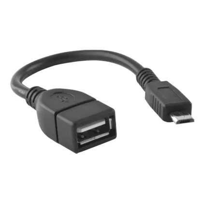 Amžinasis USB adapteris - microUSB juodas