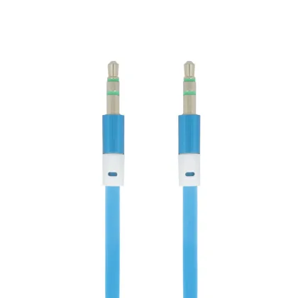 "Forever" garso kabelis lizdas 3,5 mm - lizdas 3,5 mm 1,0 m mėlynas