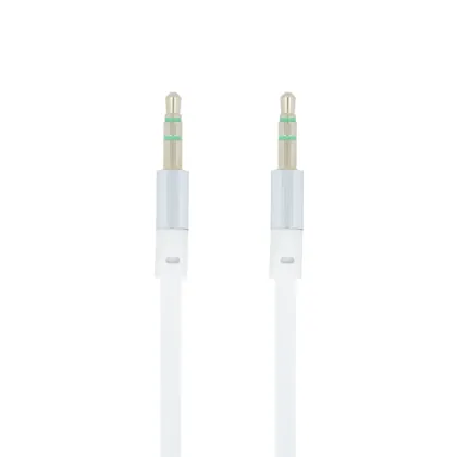 "Forever" garso kabelis lizdas 3,5 mm - lizdas 3,5 mm 1,0 m baltas