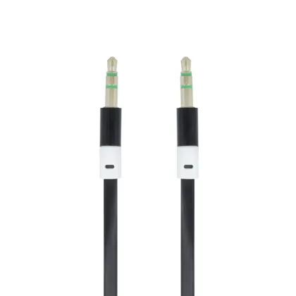 "Forever" garso kabelis lizdas 3,5 mm - lizdas 3,5 mm 1,0 m juodas