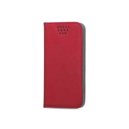 Išmanusis universalus magneto dėklas 4,7-5,3&quot raudonas