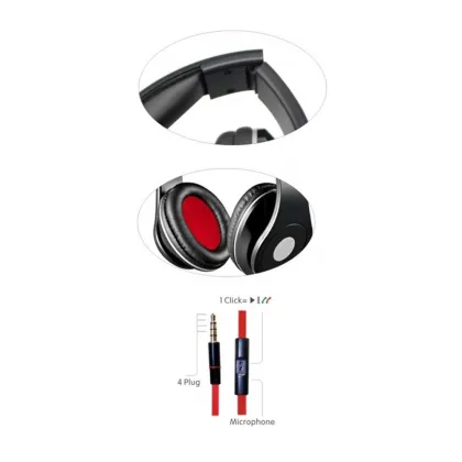 Rebeltec wired headphones AUDIOFEEL2 black