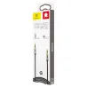 "Baseus" garso kabelis Yiven M30 jack 3,5 mm - jack 3,5 mm 1,5 m sidabriškai juodas