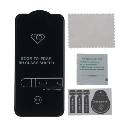 Tempered glass 10D for iPhone X / XS / 11 Pro black frame