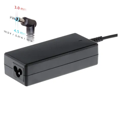 "Akyga" maitinimo šaltinis AK-ND-69 19,5 V / 2,31 A 45 W 4,5 x 3,0 mm + kaištis HP 1.2m
