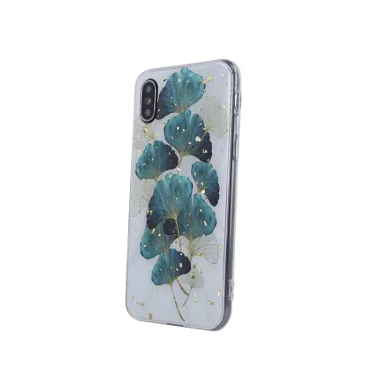 Gold Glam case for Xiaomi Redmi Note 10 Pro / 10 Pro Max leaves