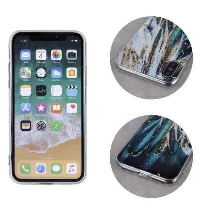 Gold Glam case for iPhone 12 / 12 Pro 6,1&quot feathers