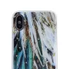 Gold Glam case for iPhone 12 / 12 Pro 6,1&quot feathers