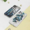 Gold Glam case for iPhone 12 / 12 Pro 6,1&quot feathers