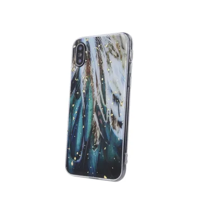 Gold Glam case for Samsung Galaxy A51 feathers