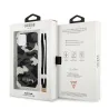 Guess case for iPhone 11 GUHCN61KSARBK black hard case Camo Collection
