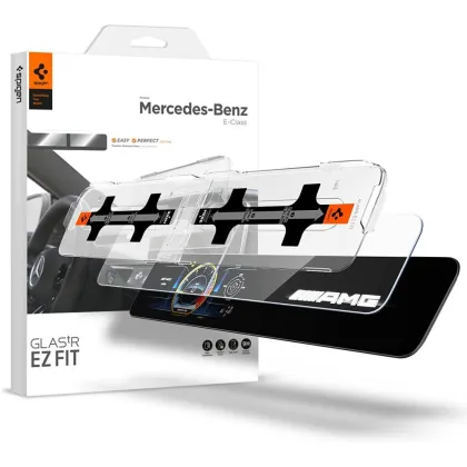 Spigen tempered glass &quotEZ FIT&quot SET MERCEDES E-CLASS 2020 / 2021