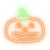 Neon PLEXI LED PUMPKIN WITH STEM orange green NNE13 Neolia