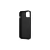 Guess case for iPhone 13 6,1&quot GUHCP13MPSATLG silver hardcase Saffiano PU Triangle