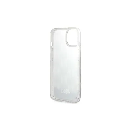 Karl Lagerfeld case for iPhone 14 Pro Max 6,7&quot KLHCP14XLMNMK black HC Liquid Glitter Monogram