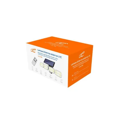 Solar wall lamp with adjustment and remote 8 LED COB 800lm PIR IP65 4800mAh