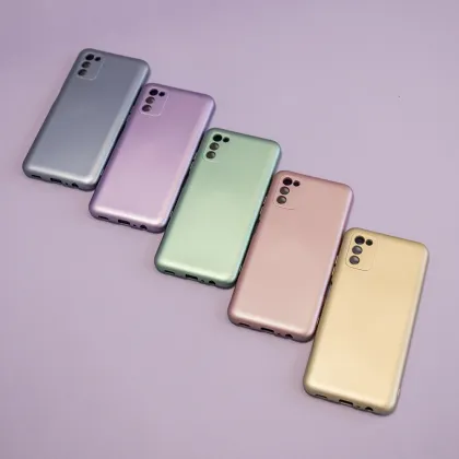 Metallic case for Samsung Galaxy A14 4G / A14 5G violet