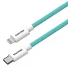 PANTONE MFi cable Lightning - USB-C 1,5m PT-CTL002-5 Teal 3242C