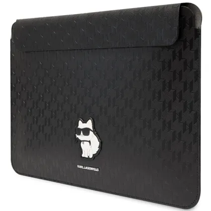 Karl Lagerfeld sleeve KLCS16SAKHPCK 16” black Sleeve Mono Saffiano Choupette