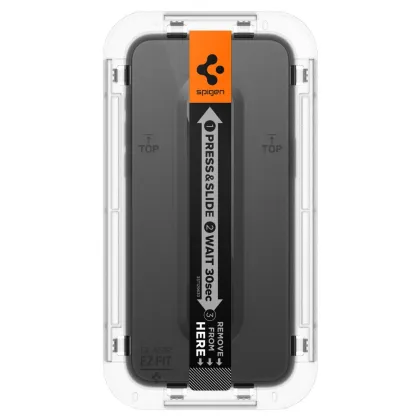 Spigen tempered glass GLAS.TR &quotEZ FIT&quot FC 2-PACK for iPhone 15 6,1&quot black