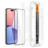 Spigen tempered glass GLAS.TR &quotEZ FIT&quot FC for iPhone 15 Pro 6,1&quot black
